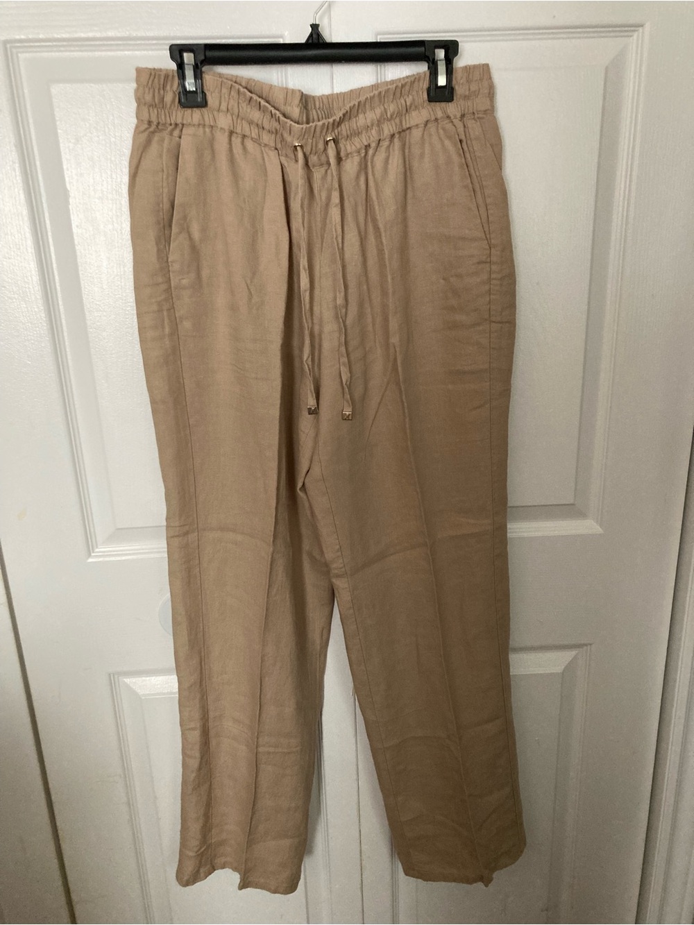 Guess by Marciano Men's Linen-Blend Drawstring Pants - Beige